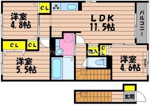 フェリス　ディア　Ａ棟の物件間取画像